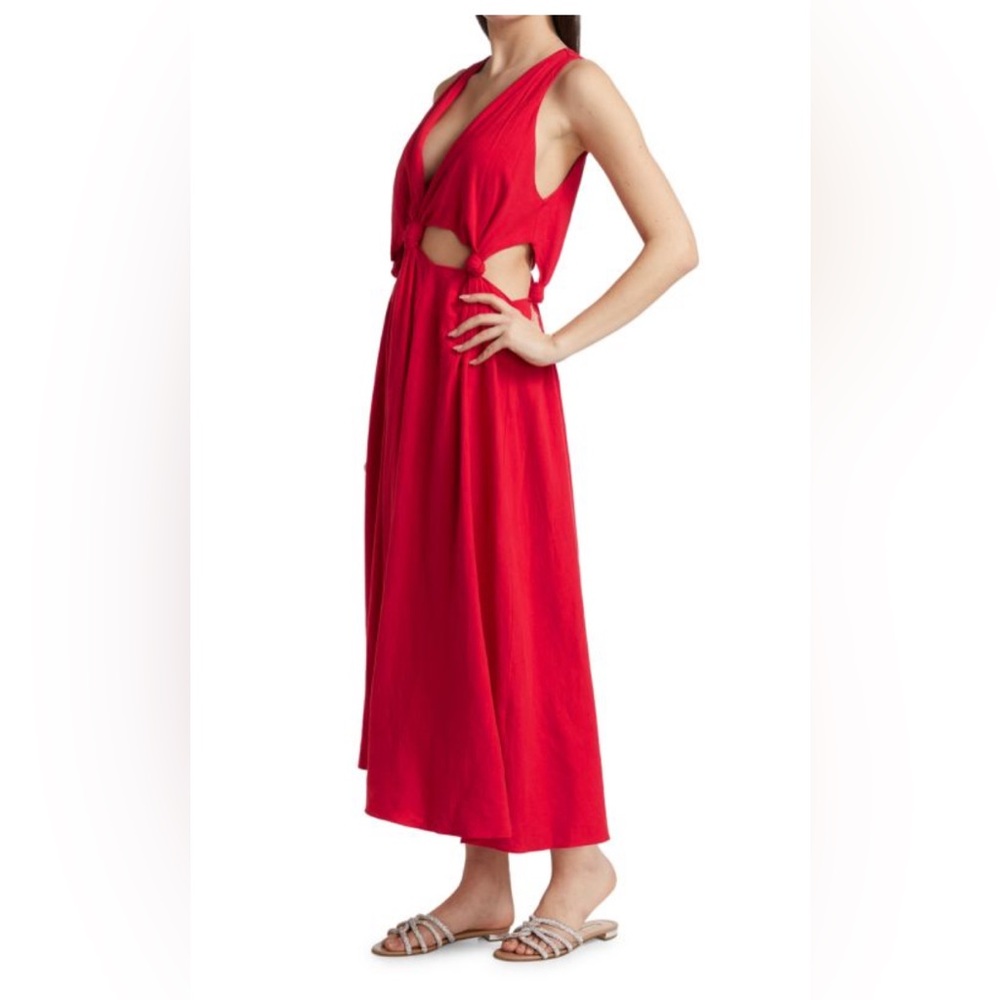 FARM Rio Red Backless Dress - Picture 2 of 5
